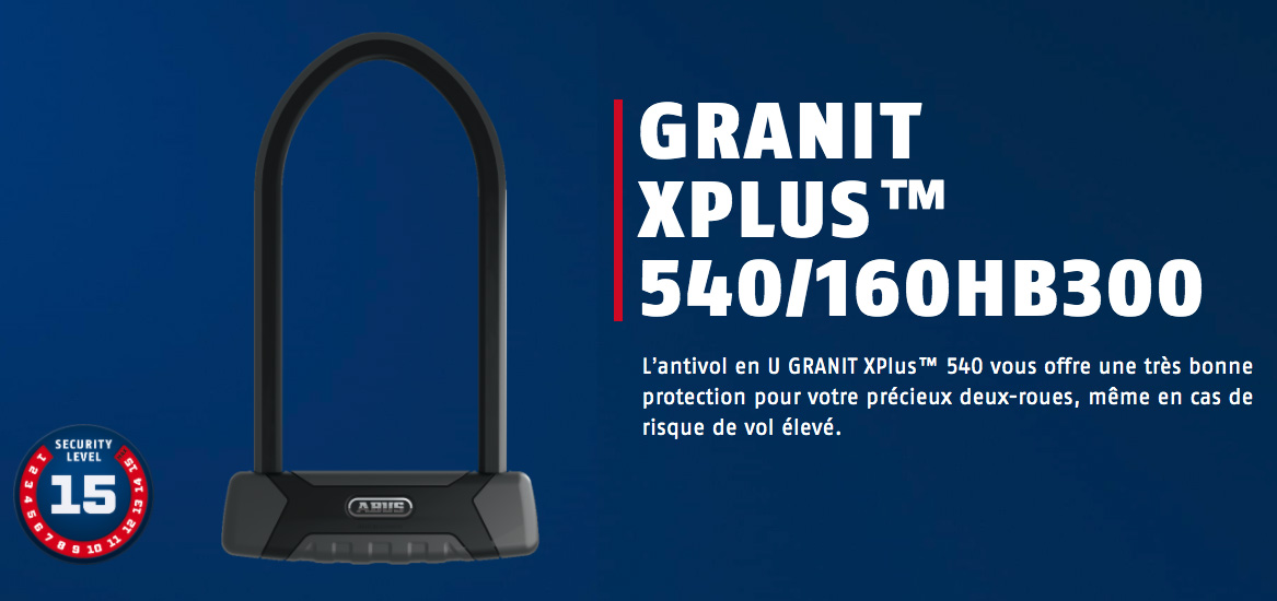 Antivol U Abus 540 Granit XPlus