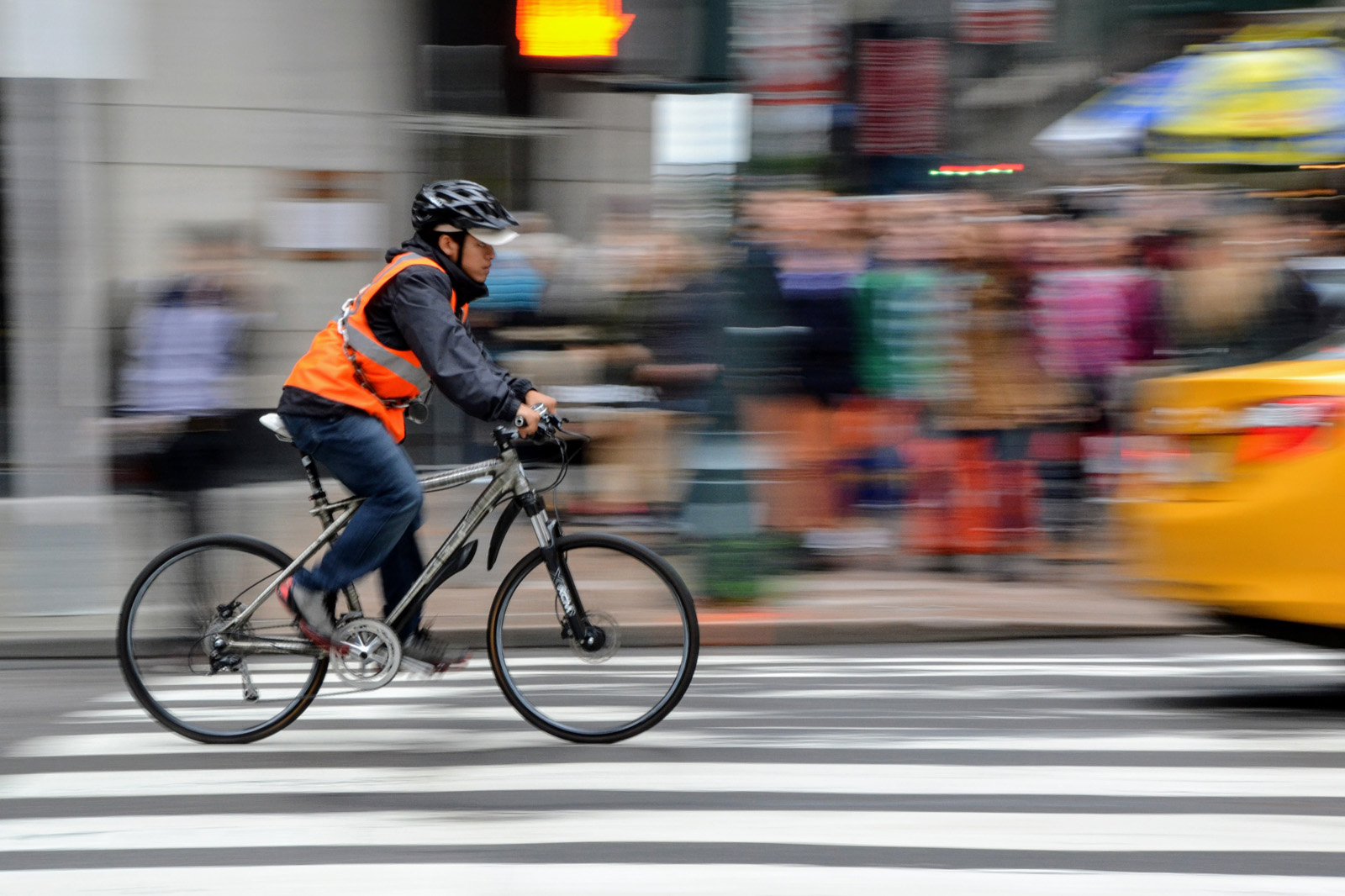 Gilet fluo vélo