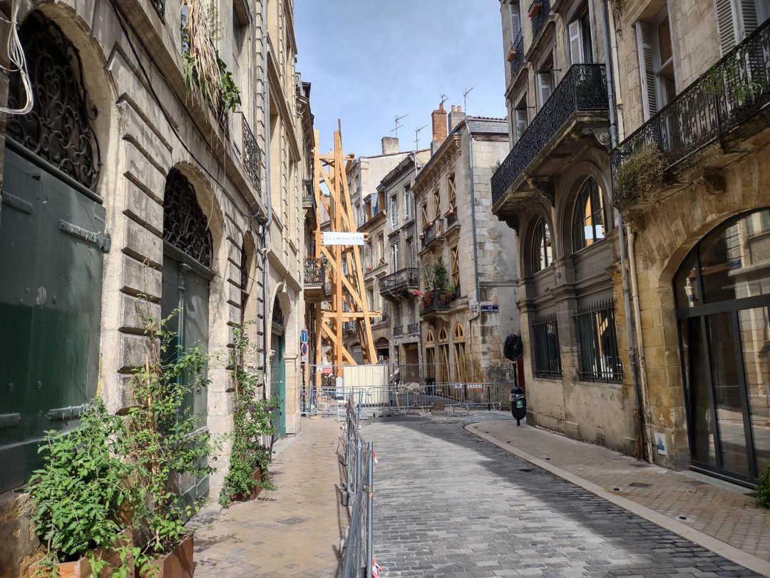 Accès pendant les travaux rue de la Rousselle