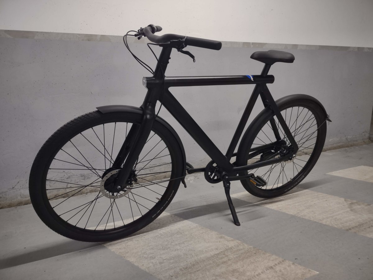 Transformation VanMoof S3 en vélo musculaire